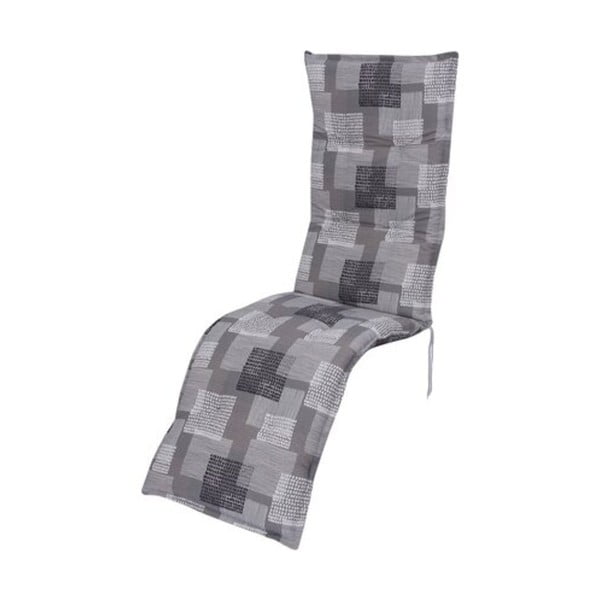 Siva vrtna sedežna blazina za ležalnik 52x170 cm Stoke – Sun Garden-image-1