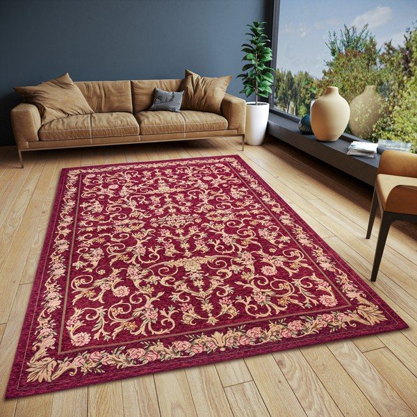 Bordo rdeča preproga 60x90 cm Assia – Hanse Home-image-1