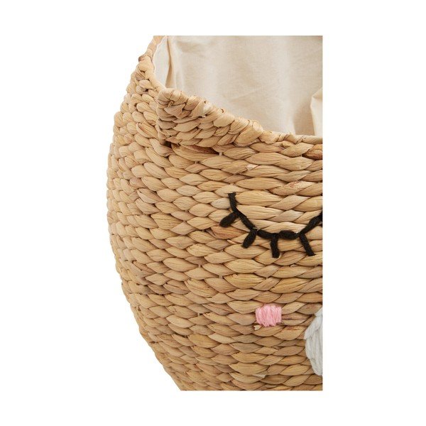 Otroška škatla za shranjevanje iz vodne hijacinte v naravni barvi ø 49x40 cm Lidi Cat Face – Premier Housewares-image-4
