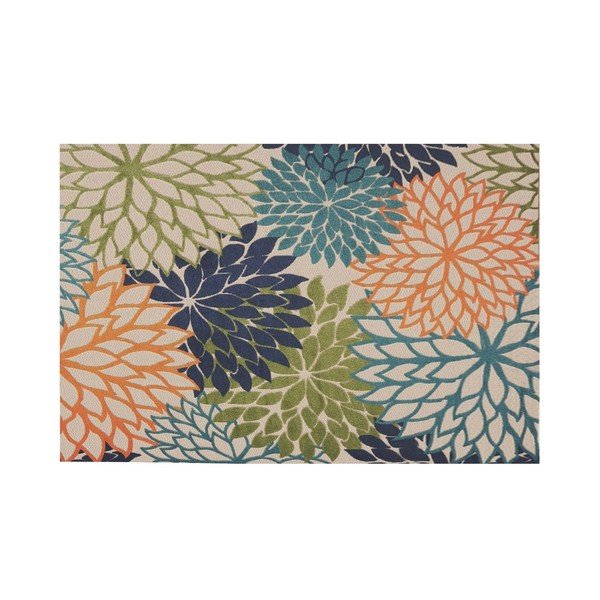 Pralna preproga iz mešanice bombaža 100x150 cm Geo Flowers – Conceptum Hypnose