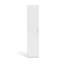 Bela garderobna omara 39x175 cm Space – Tvilum