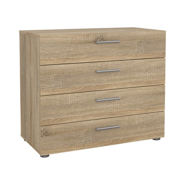 Komoda v hrastovem dekorju Tvilum Pepe 80 x 68 cm-image-2