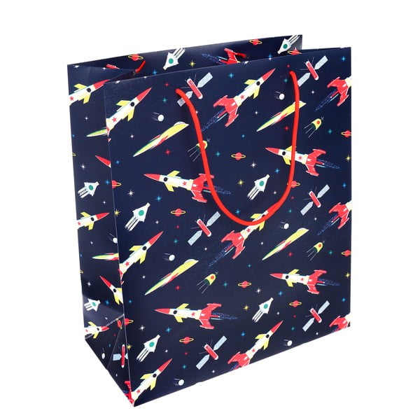 Darilna vrečka 14x29 cm Space Age – Rex London