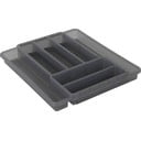 Siv plastični organizator za predal 39,7 x 34 cm Domino - Rotho