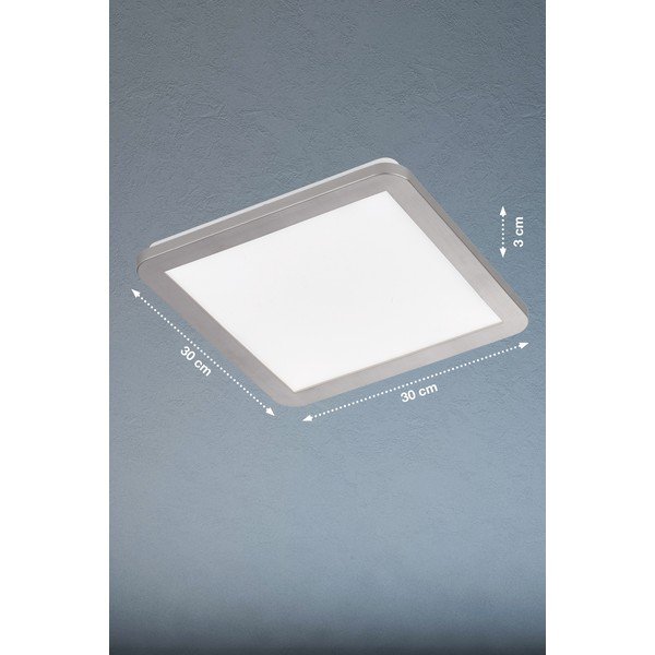 Siva LED stropna svetilka 30x30 cm Gotland – Fischer & Honsel-image-1