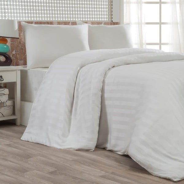 Satenasto posteljno perilo z rjuho Saten 204, 200x220 cm