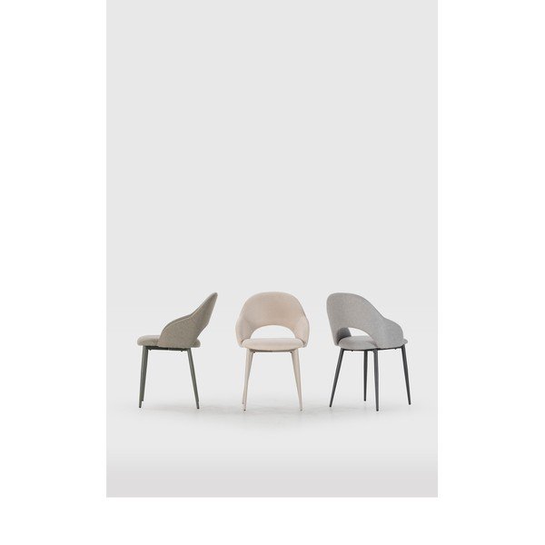 Svetlo sivi oblazinjeni jedilni stoli v kompletu 2 ks Lia – Marckeric-image-1