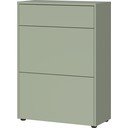 Prašno zelena omarica v mat dekorju 70x99x34 cm Binetto – Germania