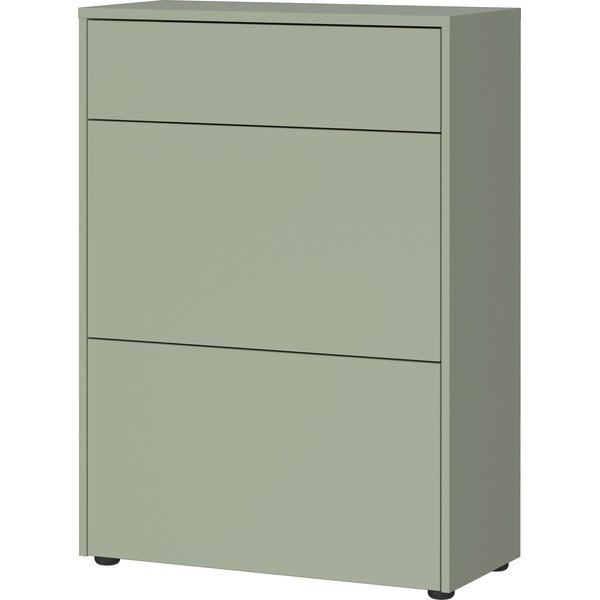 Prašno zelena omarica v mat dekorju 70x99x34 cm Binetto – Germania