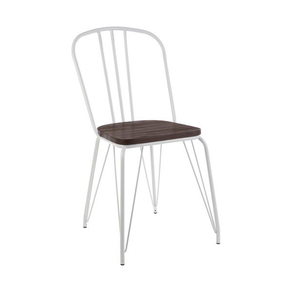 Bel/v naravni barvi jedilni stol iz masivnega bresta District – Premier Housewares