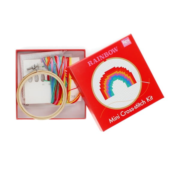 Komplet za ustvarjanje Cross-stitch Kit Rainbow – Rex London-image-2
