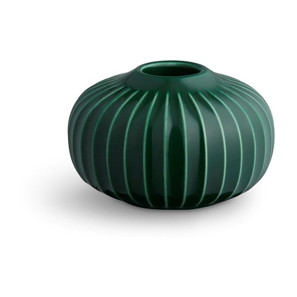 Zeleni porcelanski svečnik Kähler Design Hammershoi, ⌀ 8 cm