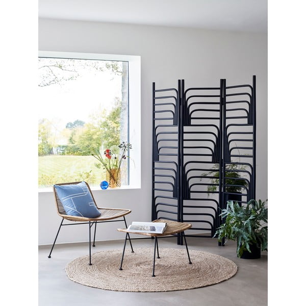 Oranžna steklena vaza Hübsch Deco, višina 18 cm-image-2