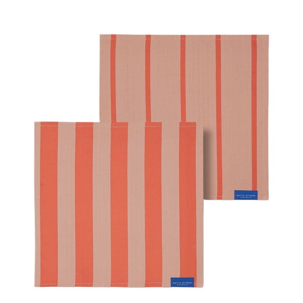 Tekstilni prtički v kompletu 2 ks Stripes – Mette Ditmer Denmark