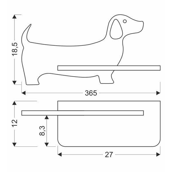Modra otroška svetilka Dog – Candellux Lighting-image-4