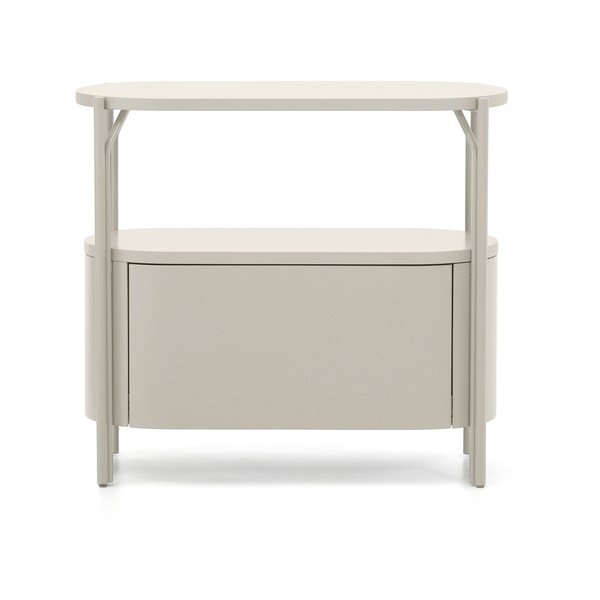 Bela omarica za pod umivalnik 90x81 cm Arely – Kave Home