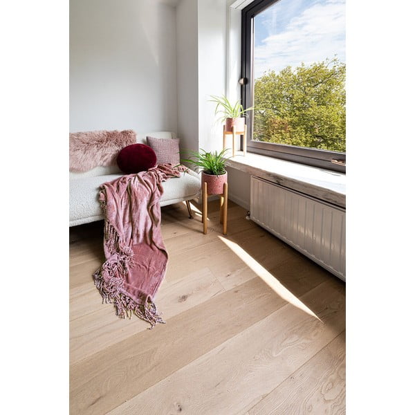 Rožnata pletenina Tiseco Home Studio Flanelo, 170 x 130 cm-image-1