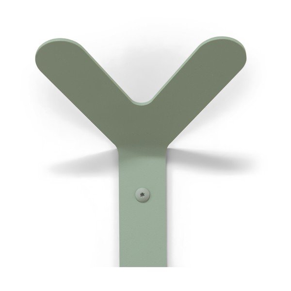 Prašno zelen jeklen stenski obešalnik Frondo – Spinder Design-image-3