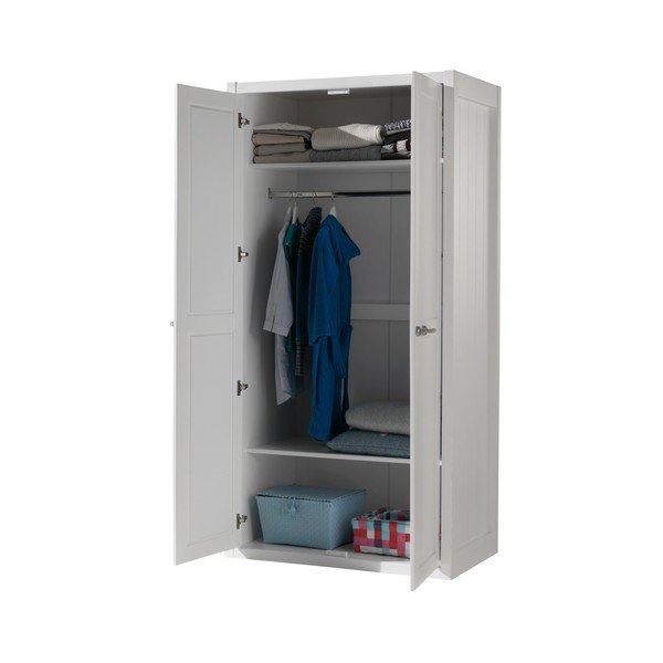 Bela otroška garderobna omara Vipack Lewis, širina 100 cm-image-1