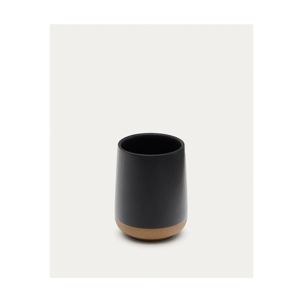 Temno siv keramičen lonček za zobne ščetke Silma – Kave Home-image-3