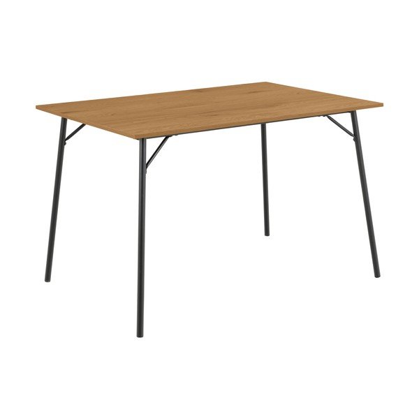 Jedilna miza z mizno ploščo v hrastovem dekorju 80x120 cm Peru – Actona