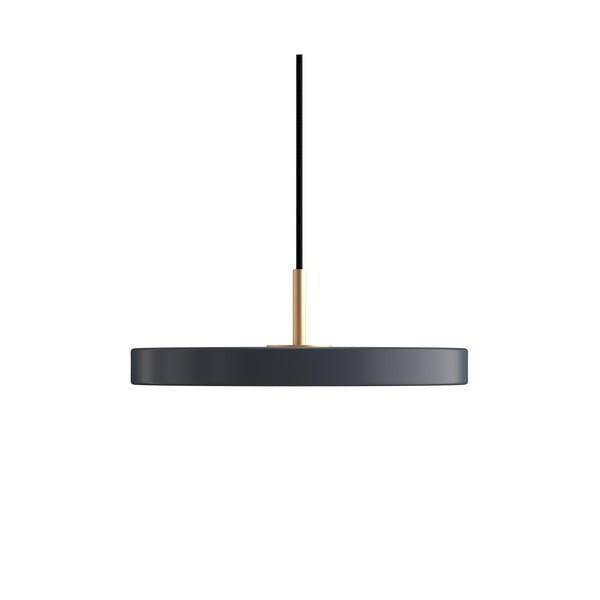 Antracitno siva LED viseča svetilka s kovinskim senčnikom ø 31 cm Asteria Mini – UMAGE-image-3