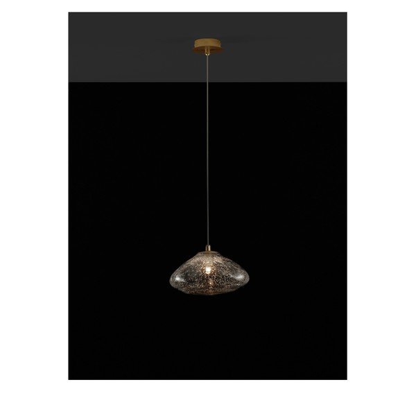 Medeninasta steklena viseča svetilka ø 26 cm King – Nova Luce-image-2