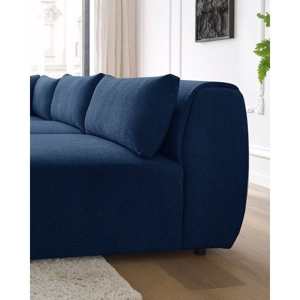 Temno moder kotni kavč (obojestranski) Jeanne - Bobochic Paris-image-1