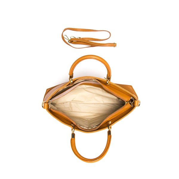 Usnjena torbica Luisa Vannini 1131 Cognac-image-3