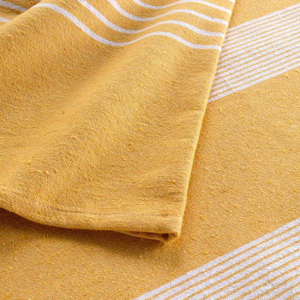 Rumeno pregrinjalo 220x240 cm Adele – douceur d'intérieur-image-1