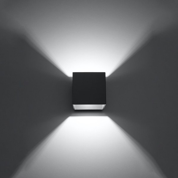 Temno siva stenska svetilka Geo – Sollux-image-3