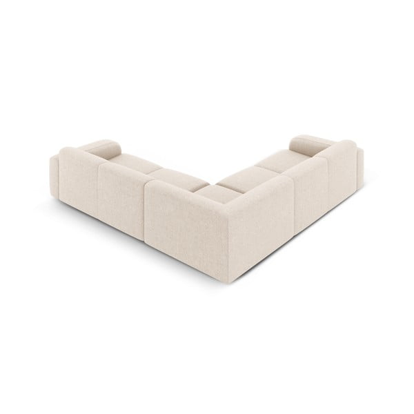 Bež kotna sedežna garnitura (s kotom po izbiri/v obliki črke L) Molino – Micadoni Home-image-2