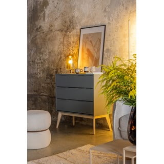 Zeleno-siva visoka komoda 80x83 cm Pisco – Marckeric