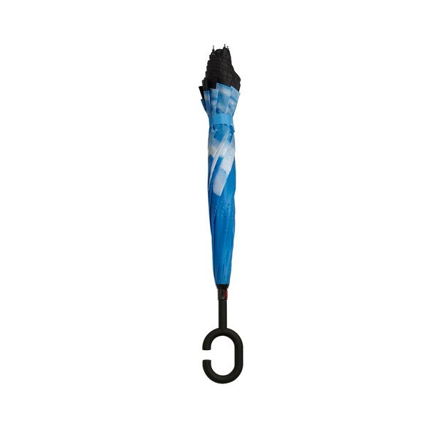 Modro-črni dežnik Sky, ⌀ 110 cm-image-4