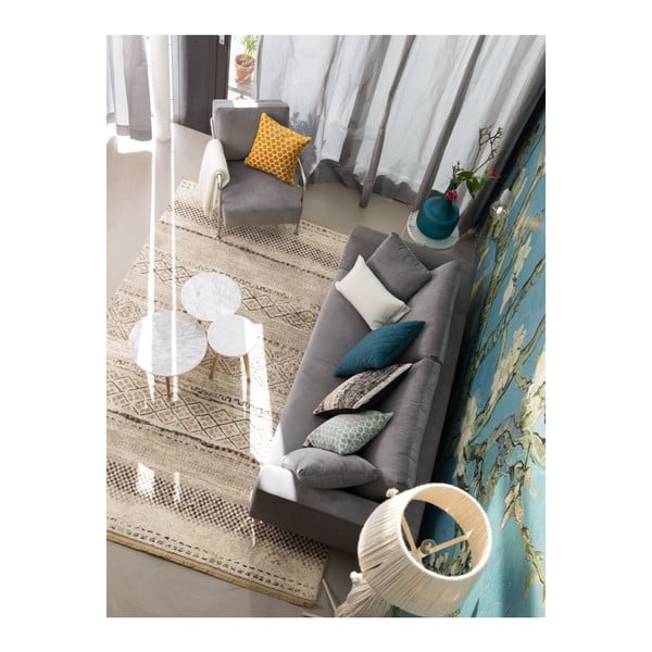 Rumena okrasna blazina s polnilom Zuiver Monty, 45 x 45 cm-image-4