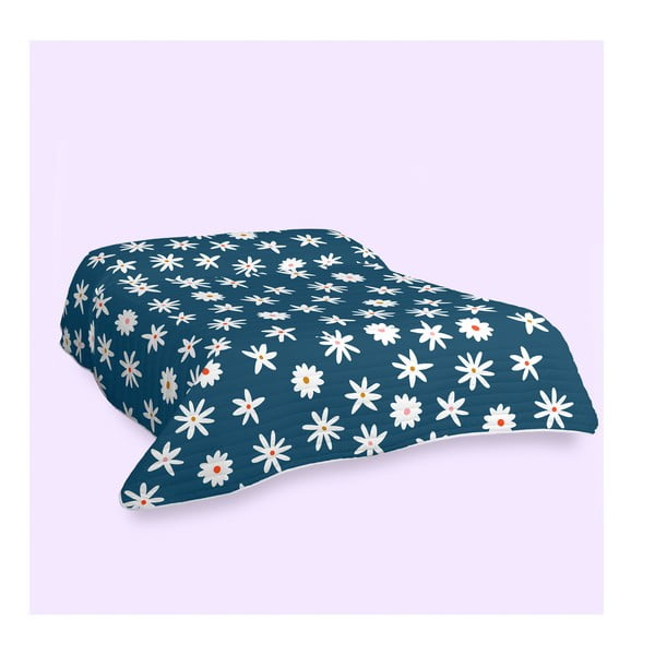 Modro prešito pregrinjalo 180x260 cm Margaret – Aware-image-1