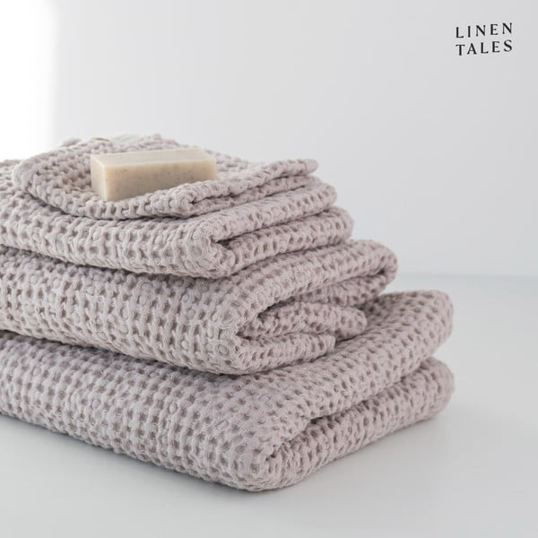 Svetlo rožnati komplet brisač 3 ks Honeycomb – Linen Tales