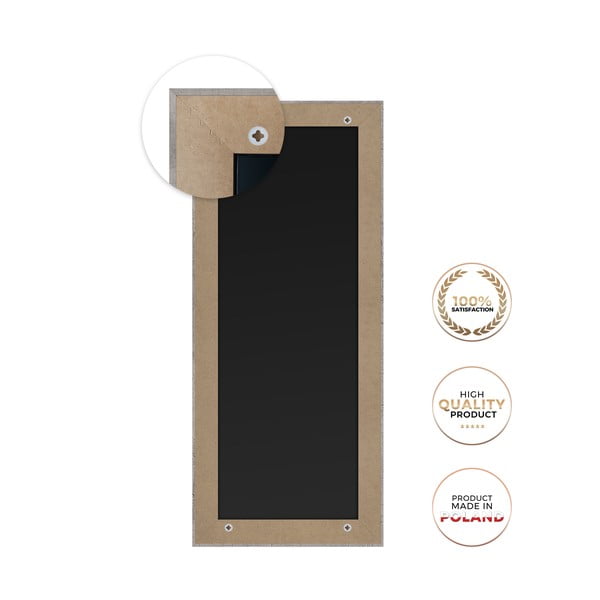 Stensko ogledalo v črnem okvirju Styler Paris, 47 x 147 cm-image-3