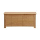 Skrinja iz masivnega bora v naravni barvi 100x45 cm Bertram – Støraa