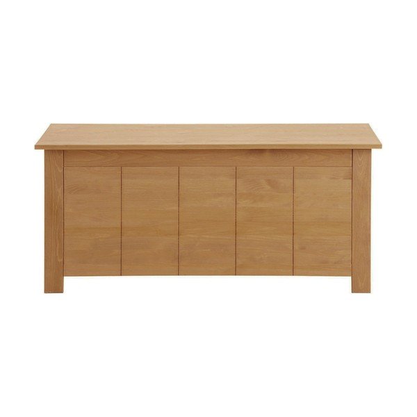Skrinja iz masivnega bora v naravni barvi 100x45 cm Bertram – Støraa