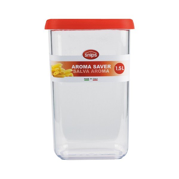 Rdeča posoda za hrano Snips, 1,5 l-image-1