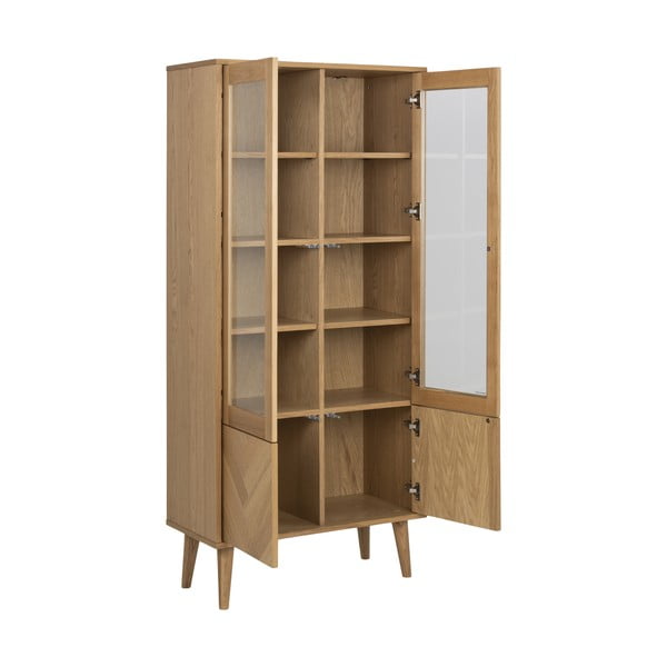 Vitrina v dekorju hrasta 80x178 cm Nagano - Actona-image-3