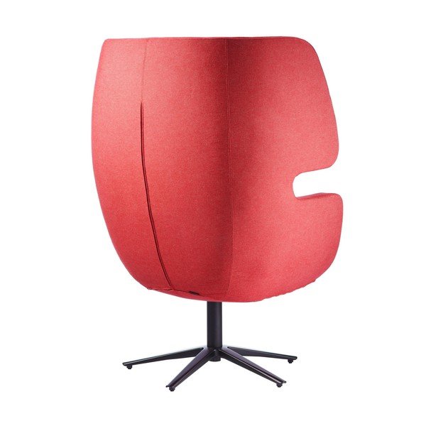 Oranžen vrtljiv fotelj Softline Moai-image-2