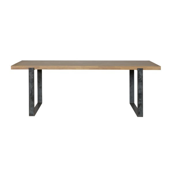 Jedilna miza z naoljeno hrastovo ploščo WOOOD Jamie, 90 x 220 cm