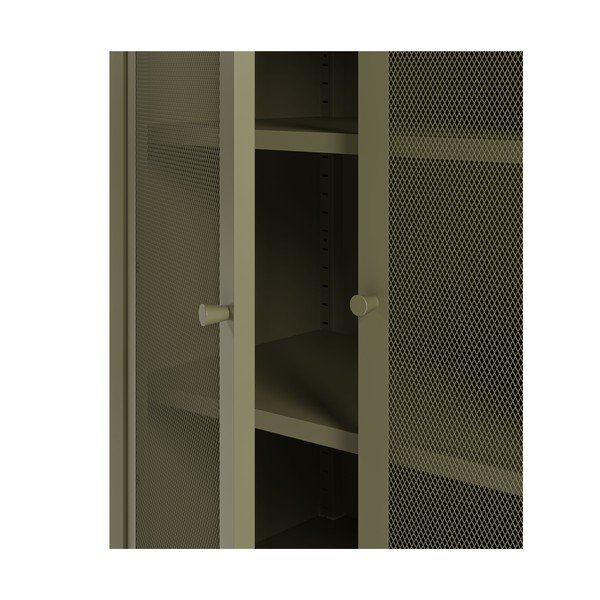 Zelena kovinska omarica 70x100x40 cm Fayna – Marckeric-image-4