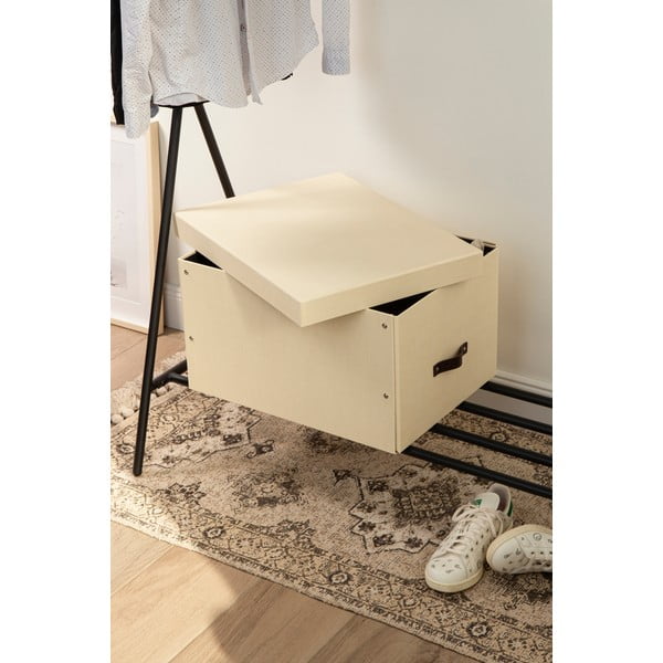 Kartonasta škatla za shranjevanje s pokrovom Tora – Bigso Box of Sweden-image-2