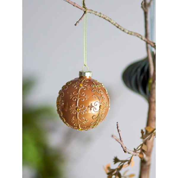 Steklen božični okrasek ø 8 cm Ciri – Bloomingville-image-1