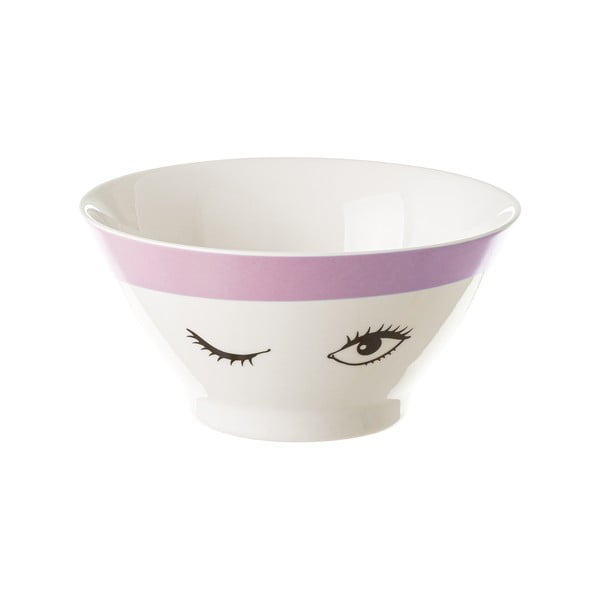 Porcelanasta skleda Unimasa Pink Dreameyes, 350 ml