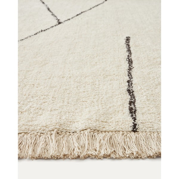 Kremno bela preproga 160x230 cm Mijas – Kave Home-image-2