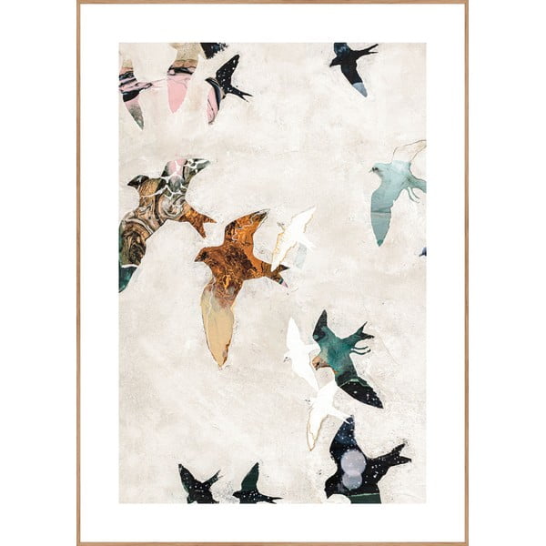 Slika 30x40 cm Abstract Birds – Malerifabrikken